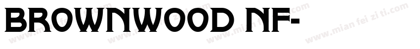 Brownwood NF字体转换